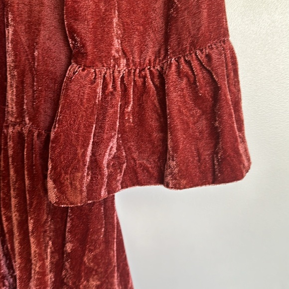 Madewell Velvet Bell Sleeve Dress VGUC - Picture 5 of 7